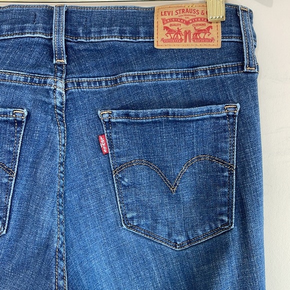 Levi’s 311 Shaping Skinny Jeans Blue Swell Dark Wash Red Tab Size 28 - Picture 6 of 12